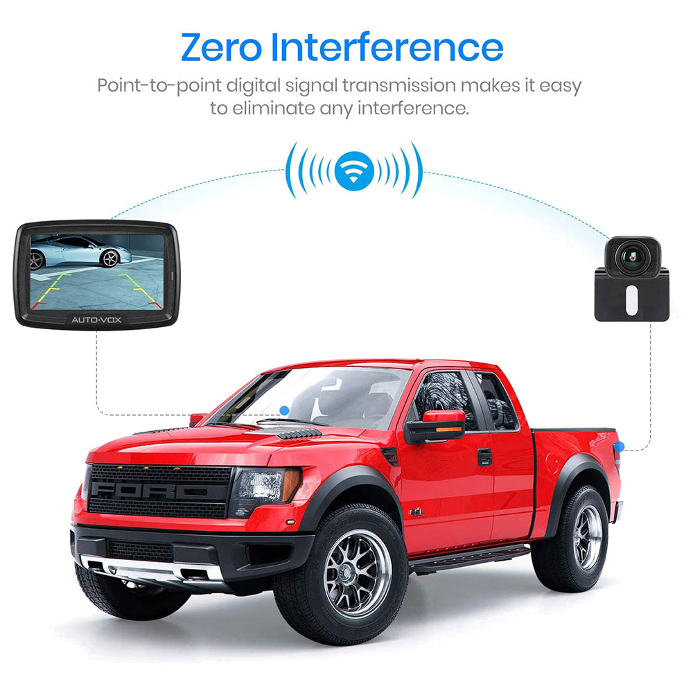 AUTO-VOX 9.8ft Extension Cord Dash Cam Rear